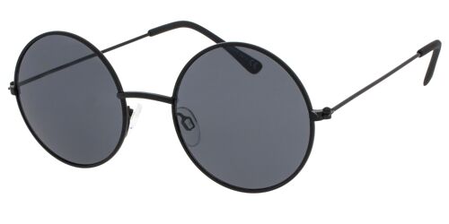 Sunglasses - Icon Eyewear MAVERICK - Matt Black frame with Grey lens