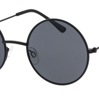 Sonnenbrille - Icon Eyewear MAVERICK - Mattschwarzer Rahmen mit grauen Gläsern