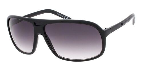 Sunglasses - Icon Eyewear DYNAMO - Black frame with Light grey lens
