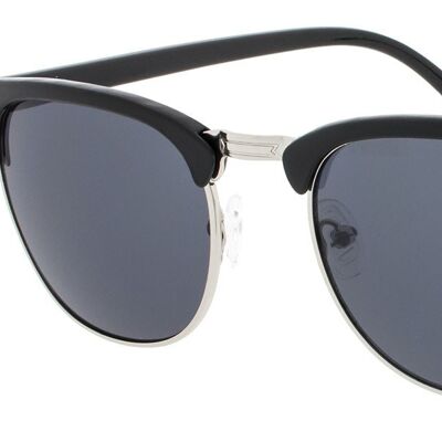 Sunglasses - Icon Eyewear CAIRO - Black frame with Grey lens