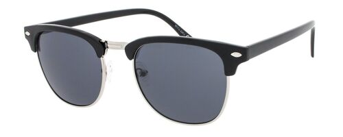Sunglasses - Icon Eyewear CAIRO - Black frame with Grey lens
