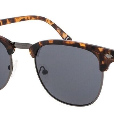 Sunglasses - Icon Eyewear CAIRO - Tortoise / Grey lens frame with Grey lens