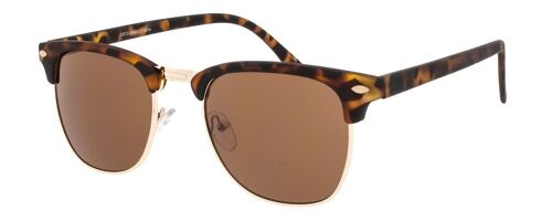 Sunglasses - Icon Eyewear CAIRO - Tortoise Rubber finish / Brown frame with Brown lens