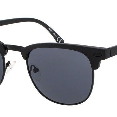 Gafas de sol - Icon Eyewear CAIRO - Marco de lente negro mate / gris con lente gris