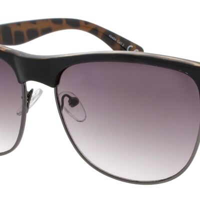 Sunglasses - Icon Eyewear BFF - Black & Tortoise frame with Light grey lens