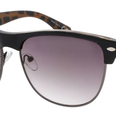 Sunglasses - Icon Eyewear BFF - Black & Tortoise frame with Light grey lens