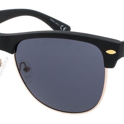 Sonnenbrille - Icon Eyewear BFF - Mattschwarzer Rahmen mit grauen Gläsern