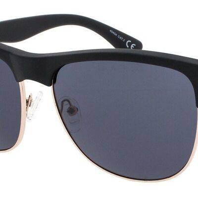 Lunettes de soleil - Icon Eyewear BFF - Monture Noir Mat avec verres Gris