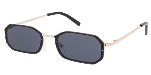 Sunglasses - Icon Eyewear OLLIE - Light Gold frame with Smoke lens