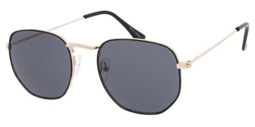 Sunglasses - Icon Eyewear AUGUST - Black frame with Grey lens