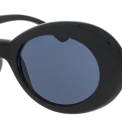 Sonnenbrille - Icon Eyewear GRUNGE - Schwarzer Rahmen mit grauen Gläsern