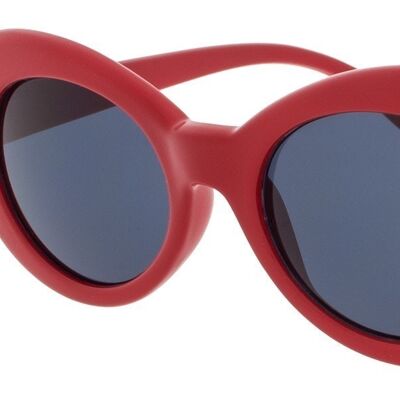 Sunglasses - Icon Eyewear GRUNGE - Red frame with Grey lens