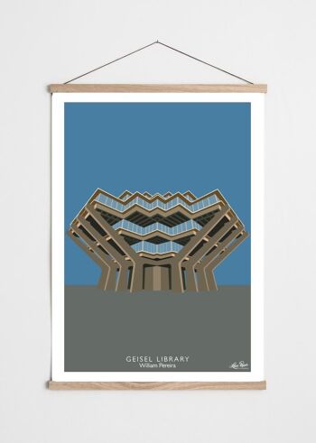 Affiche Architecture - Geisel Library