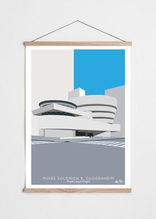 Affiche Architecture - Musée Guggenheim