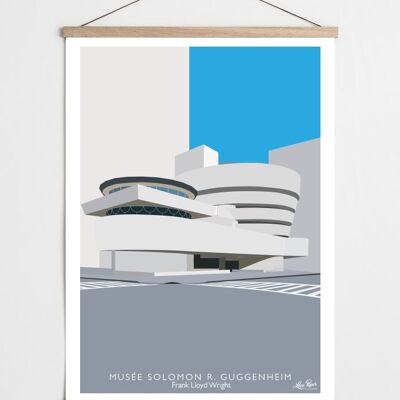 Architekturplakat - Guggenheim Museum
