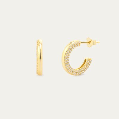 Edna Gold Hoops