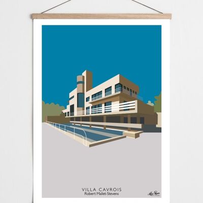 Architekturplakat - Villa Cavrois