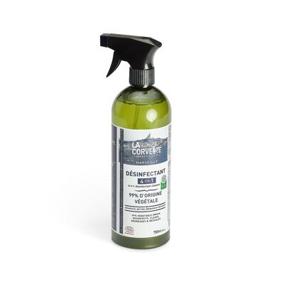 Désinfectant 4 en 1 en spray – 750ml – Ecodétergent