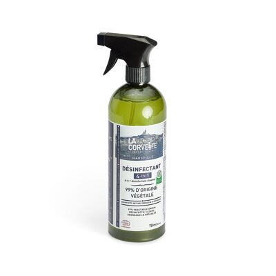 Disinfectant 4 in 1 in spray – 750ml – Eco-detergent