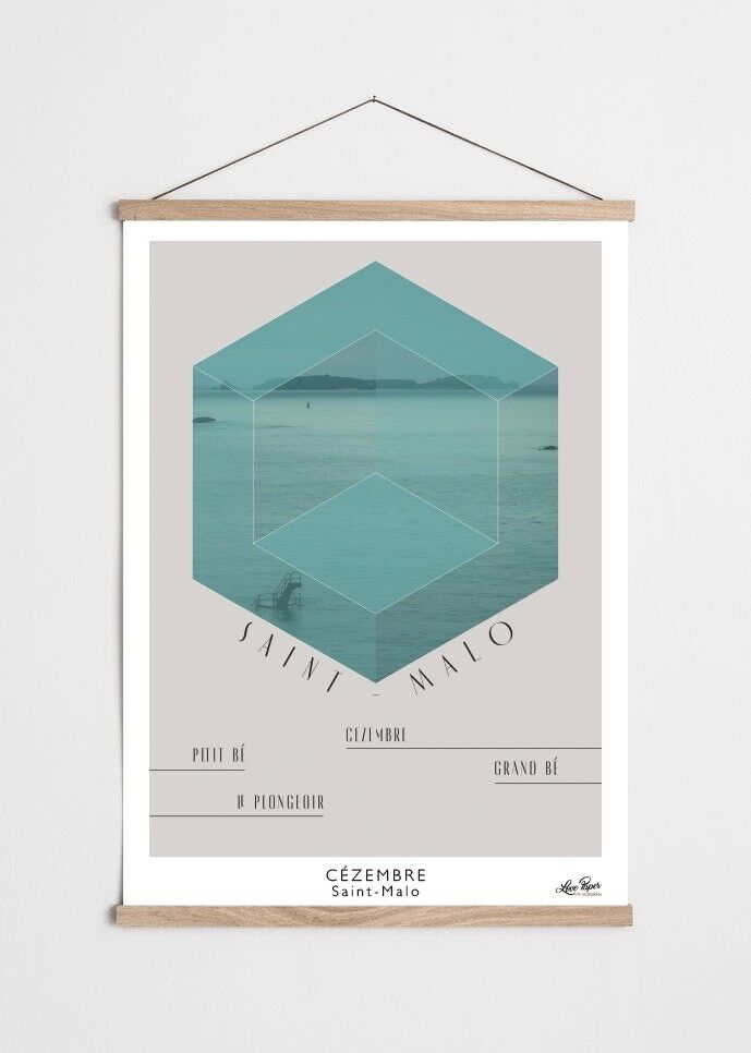 Poster Saint-Malo Foto Cezembre
