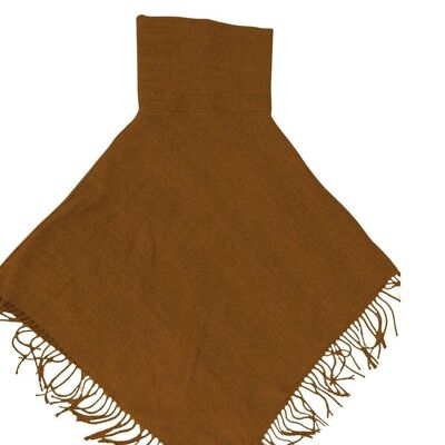 Poncho Mila Farbe Mandel