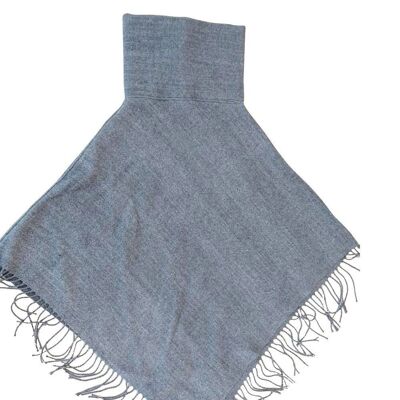 Poncho Mila colore grigio