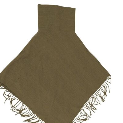Poncho Mila couleur taupe