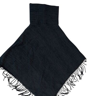 Poncho Mila color negro