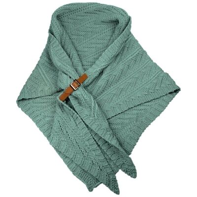 Foulard Fleur couleur menthe