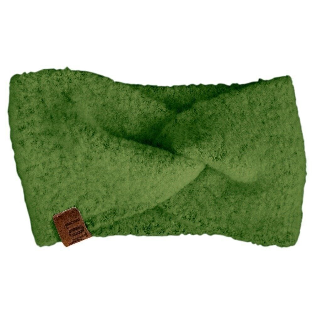 Fascia per capelli Pip verde muschio