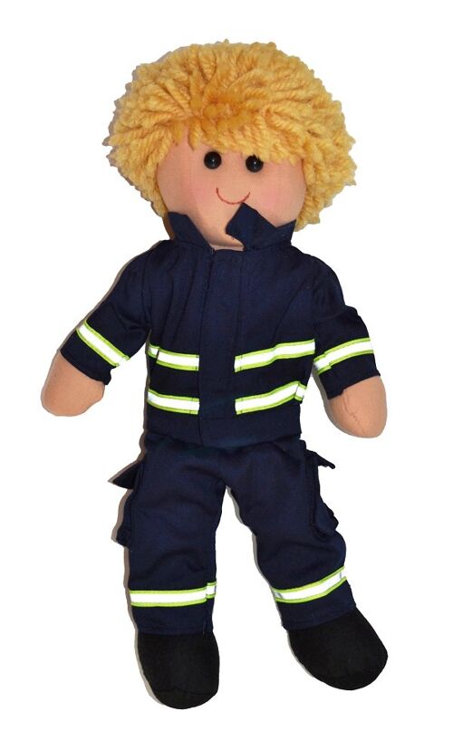 Muñeco de trapo bombero