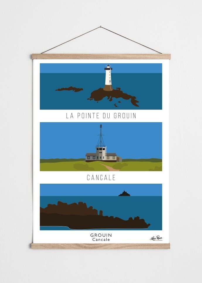 Poster Canacle - Pointe du Grouin