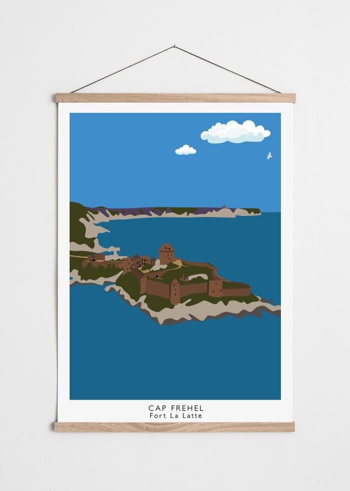 Poster Saint-Malo Cap Fréhel