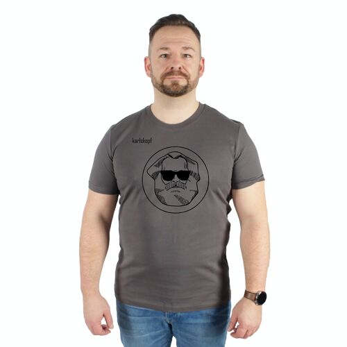 LOGO | Herren T-Shirt aus 100% Bio-Baumwolle | ANTHRAZIT