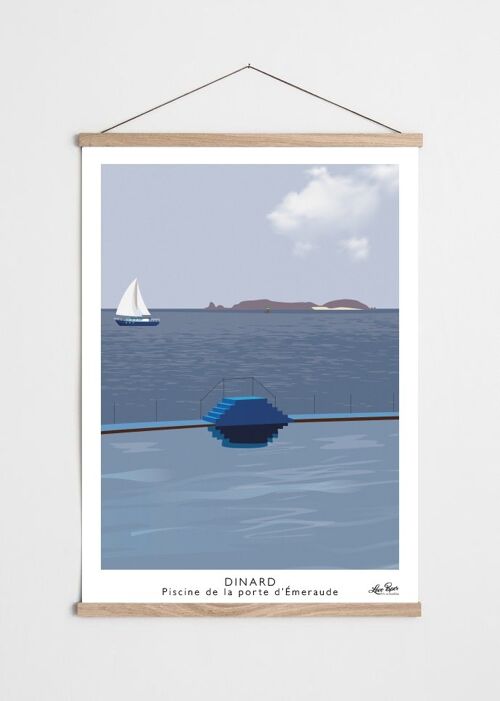 Affiche Dinard - Piscine