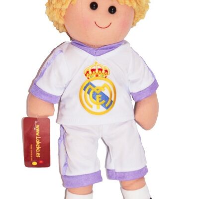 Muñeco de tapo futbolista, del madrid