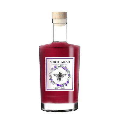 North Mead Blackberry 70cl - Mead arranged