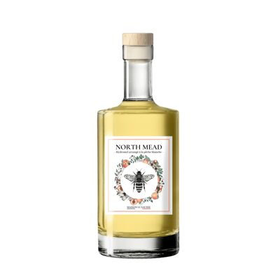 North Mead White Peach 35cl - Mead arranged