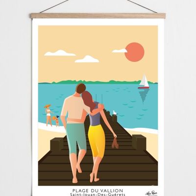 Saint-Jouan Vallion beach poster