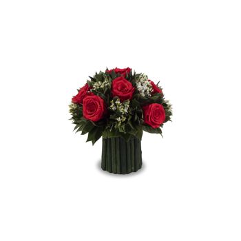 Bouquet de roses stabilisées - Fleurs séchées 2
