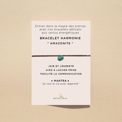 Bracelet Harmonie Amazonite