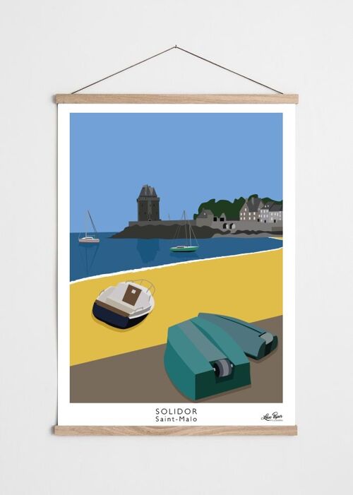 Affiche Saint-Malo Solidor