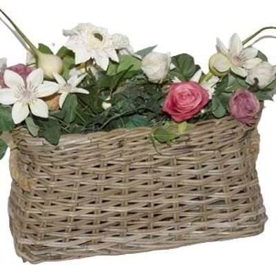Ventana oval flower basket