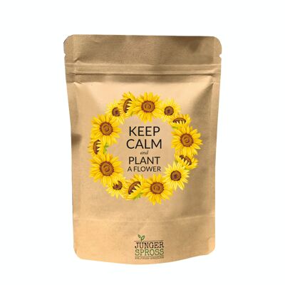 Keep Calm Flower (Sunflower)