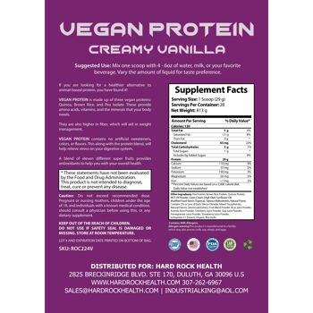 Protéine végétalienne biologique - Hard Rock Health® 3