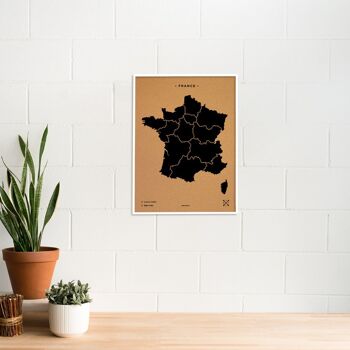 Carte de France sur le liège 6