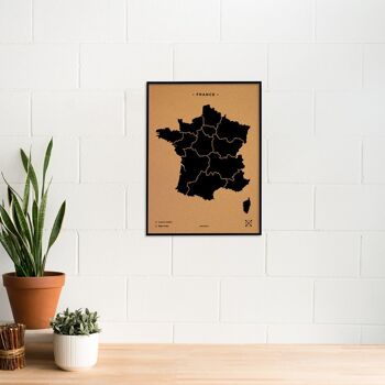 Carte de France sur le liège 7
