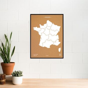 Carte de France sur le liège 10