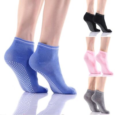 Chaussettes de yoga anti-dérapantes professionnelles Femme Air Yoga