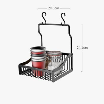 Étagère de cuisine sans poinçon 4